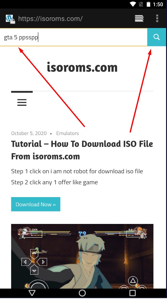 Tutorial – How To Download Game From isoroms.com